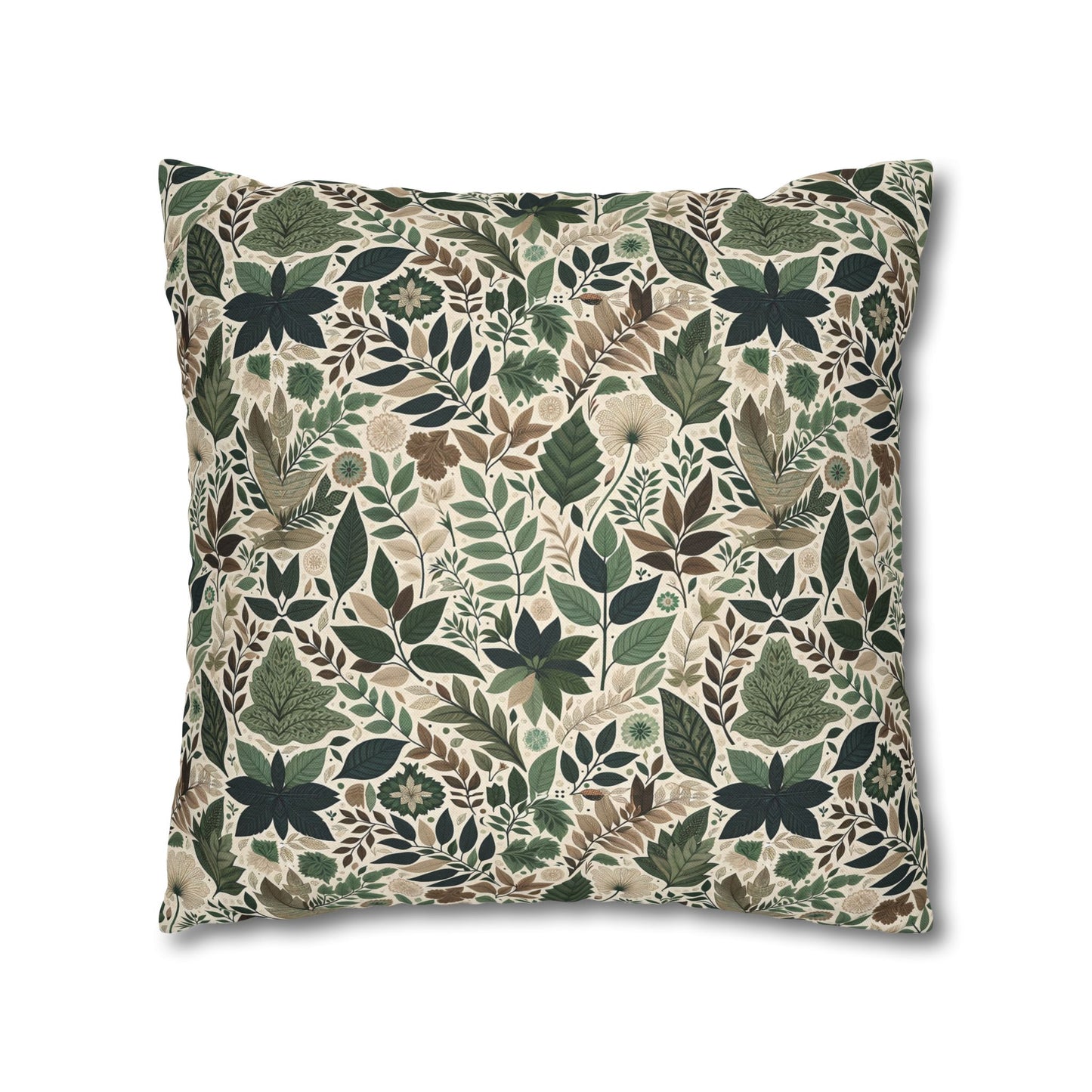 Streetwear Sustainability Environmentally Conscious Streetwear with a Natural Aesthetic Spun Polyester Square Pillowcase - 8404 Design-57