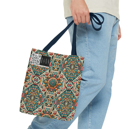Cultural Fusion Tech Blend of Cultural Heritage With Tech-Inspired Elements Tote Bag - 8404 Design-74