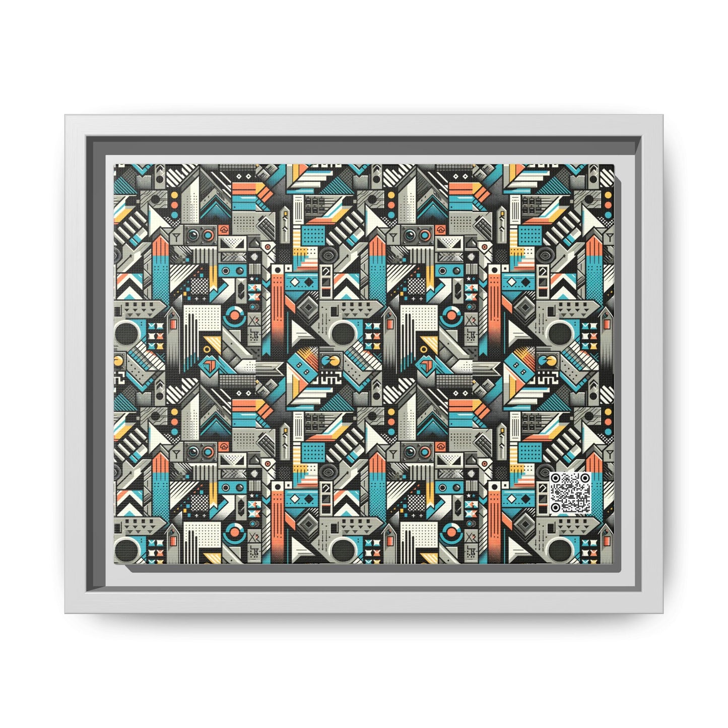 Digital Street Art Urban Street Style Matte Canvas, Framed (multi-color) - 8404 Design-81 B