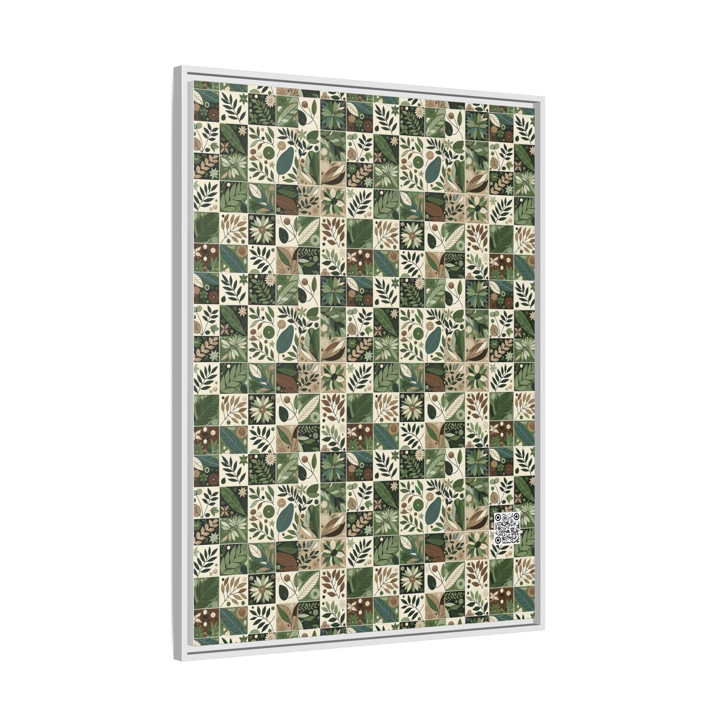 Streetwear Sustainability Environmentally Conscious Streetwear with a Natural Aesthetic Matte Canvas, Framed (multi-color) - 8404 Design-57 A