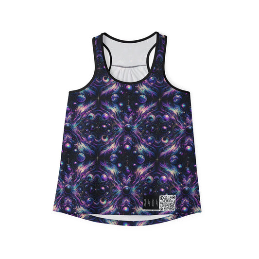 Galactic Hues Tech-Forward Cosmic Fusion Women's Tank Top - 8404 Design-41