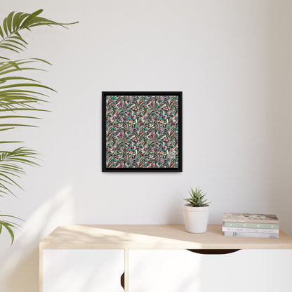 Digital Street Art Urban Street Style Matte Canvas, Framed (multi-color) - 8404 Design-74 B