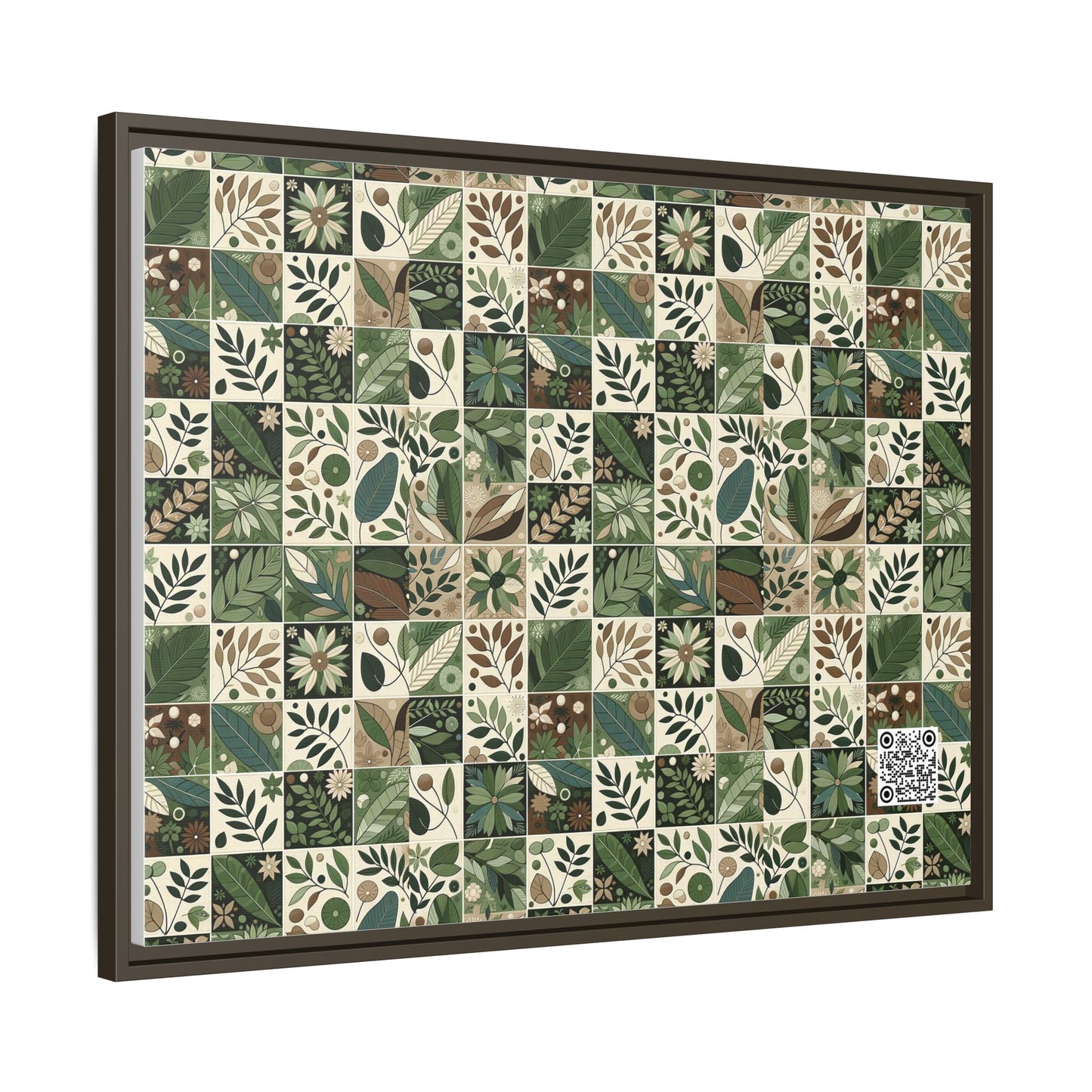 Streetwear Sustainability Environmentally Conscious Streetwear with a Natural Aesthetic Matte Canvas, Framed (multi-color) - 8404 Design-57 A