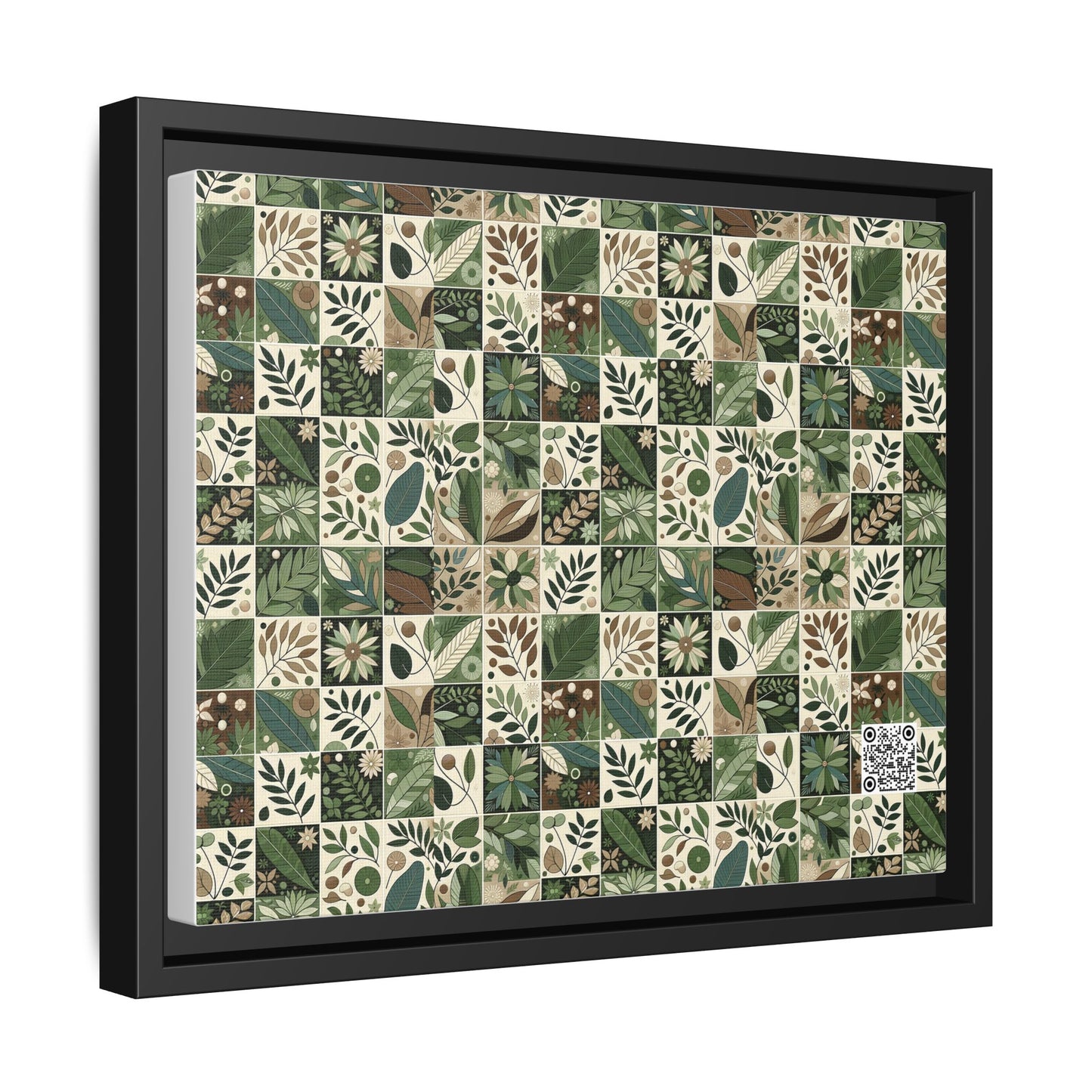 Streetwear Sustainability Environmentally Conscious Streetwear with a Natural Aesthetic Matte Canvas, Framed (multi-color) - 8404 Design-57 A