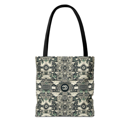 Cyber Garden Party Tech Garden Extravaganza Tote Bag - 8404 Design-54