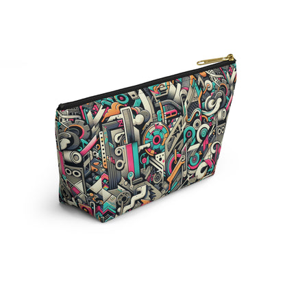 Digital Street Art Urban Street Style Accessory Pouch W T-bottom - 8404 Design-74
