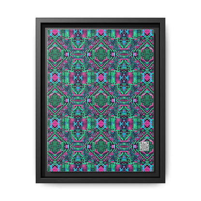 Digital Glitch Vibes Tech-Inspired Streetwear Matte Canvas, Framed (multi-Color) - 8404 Design-71 A