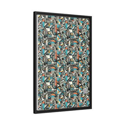 Digital Street Art Urban Street Style Matte Canvas, Framed (multi-color) - 8404 Design-81 A