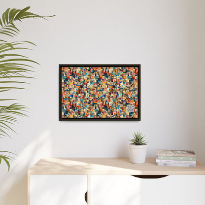 Digital Artistic Expression Artistic Streetwear Matte Canvas, Framed (multi-Color) - 8404 Design-46 B