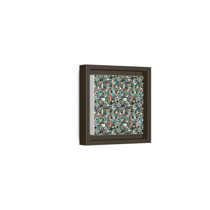 Digital Street Art Urban Street Style Matte Canvas, Framed (multi-color) - 8404 Design-81 B