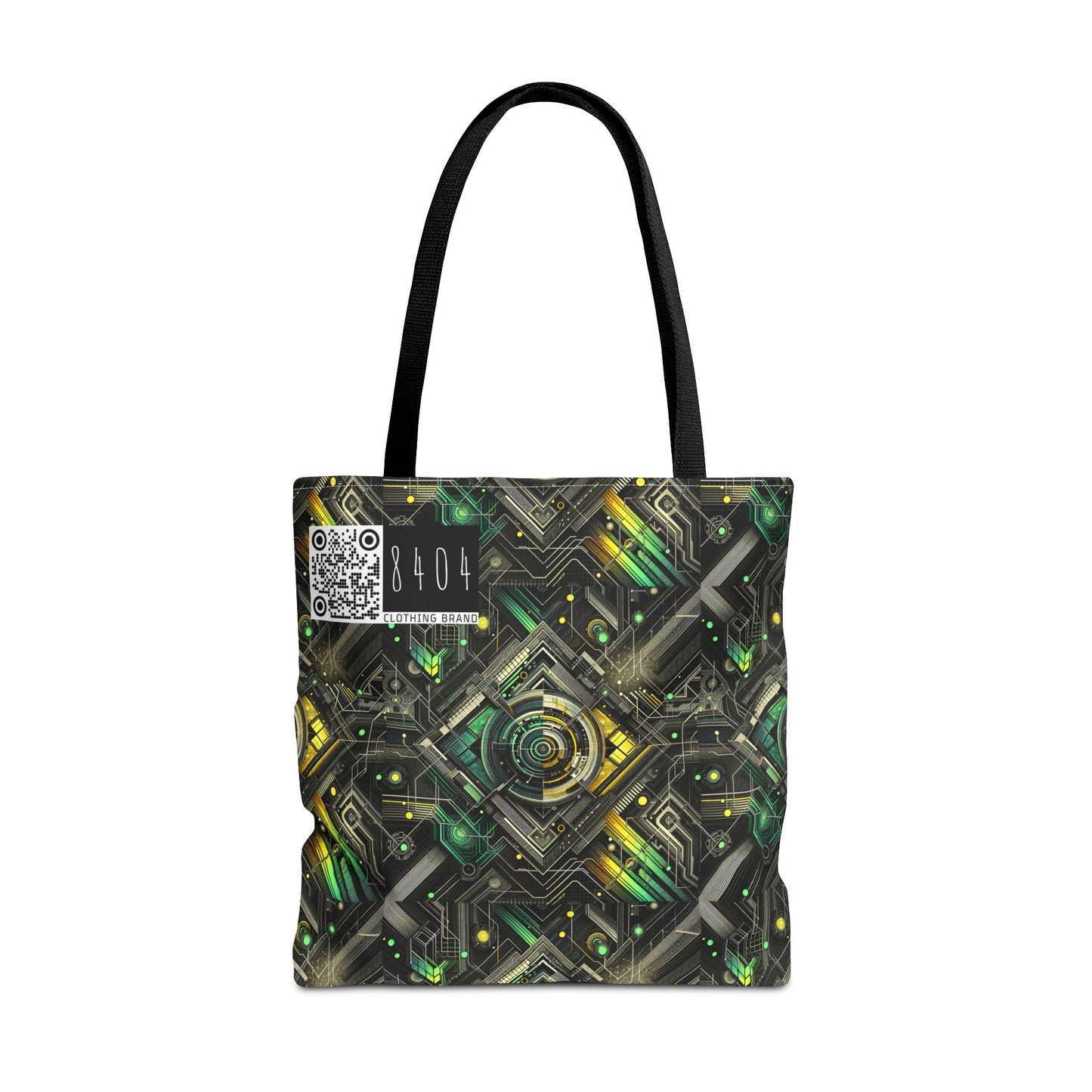 Tech Noir Graphics Tech-Inspired Streetwear Tote Bag - 8404 Design-57