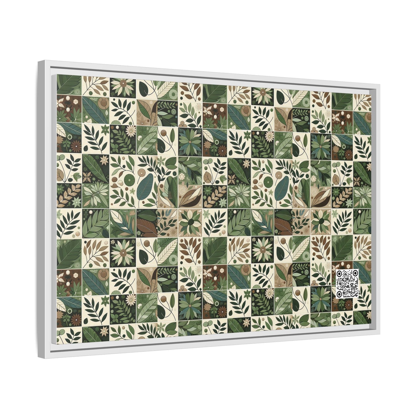 Streetwear Sustainability Environmentally Conscious Streetwear with a Natural Aesthetic Matte Canvas, Framed (multi-color) - 8404 Design-57 A