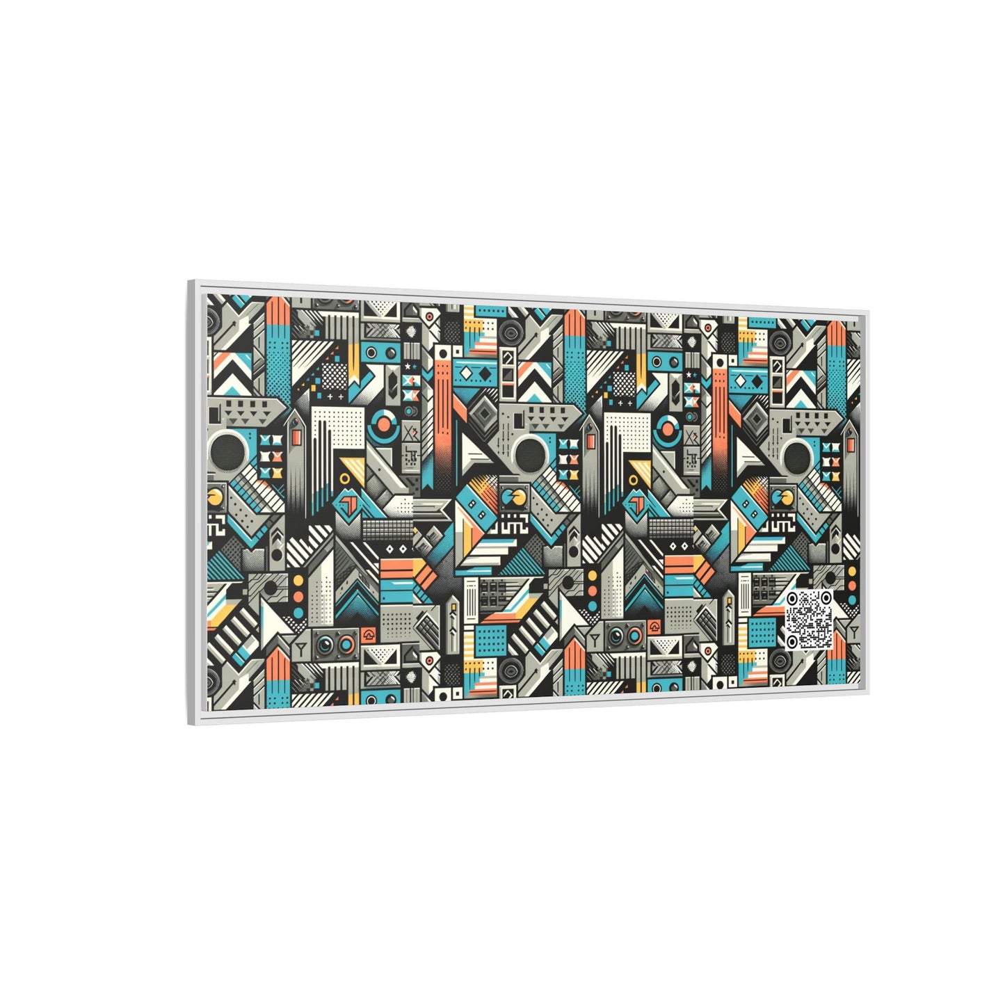 Digital Street Art Urban Street Style Matte Canvas, Framed (multi-color) - 8404 Design-81 B