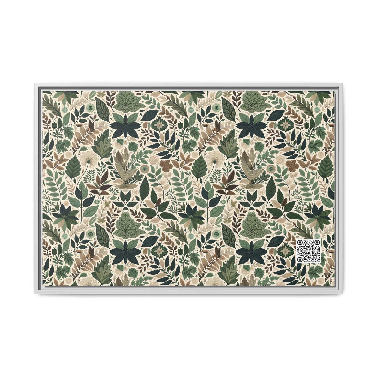 Streetwear Sustainability Environmentally Conscious Streetwear with a Natural Aesthetic Matte Canvas, Framed (multi-color) - 8404 Design-57 A