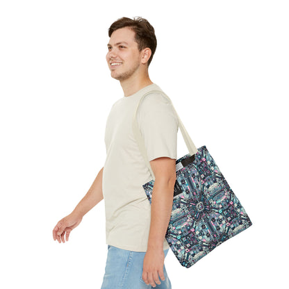 Digital Renaissance Tech-Forward Maximalism Tote Bag - 8404 Design-44