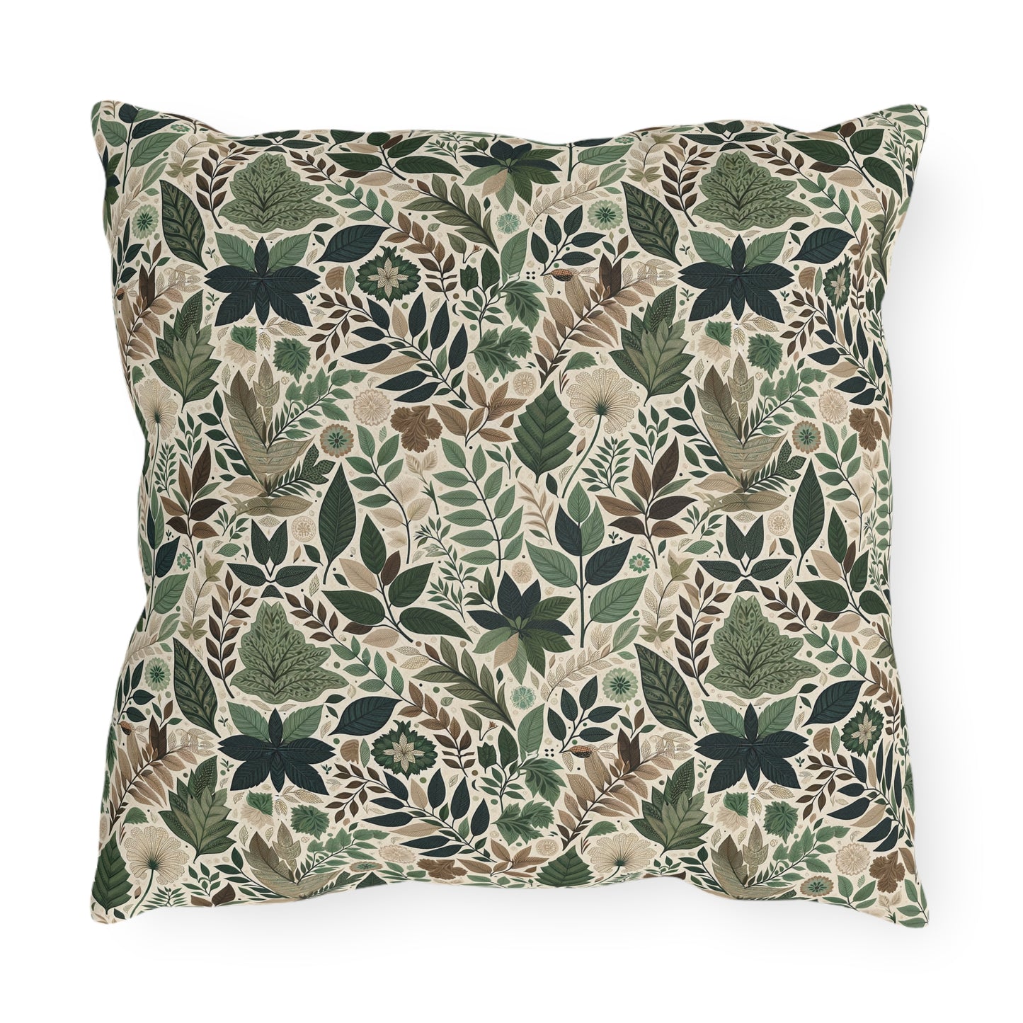 Streetwear Sustainability Environmentally Conscious Streetwear with a Natural Aesthetic Outdoor Pillow - 8404 Design-57