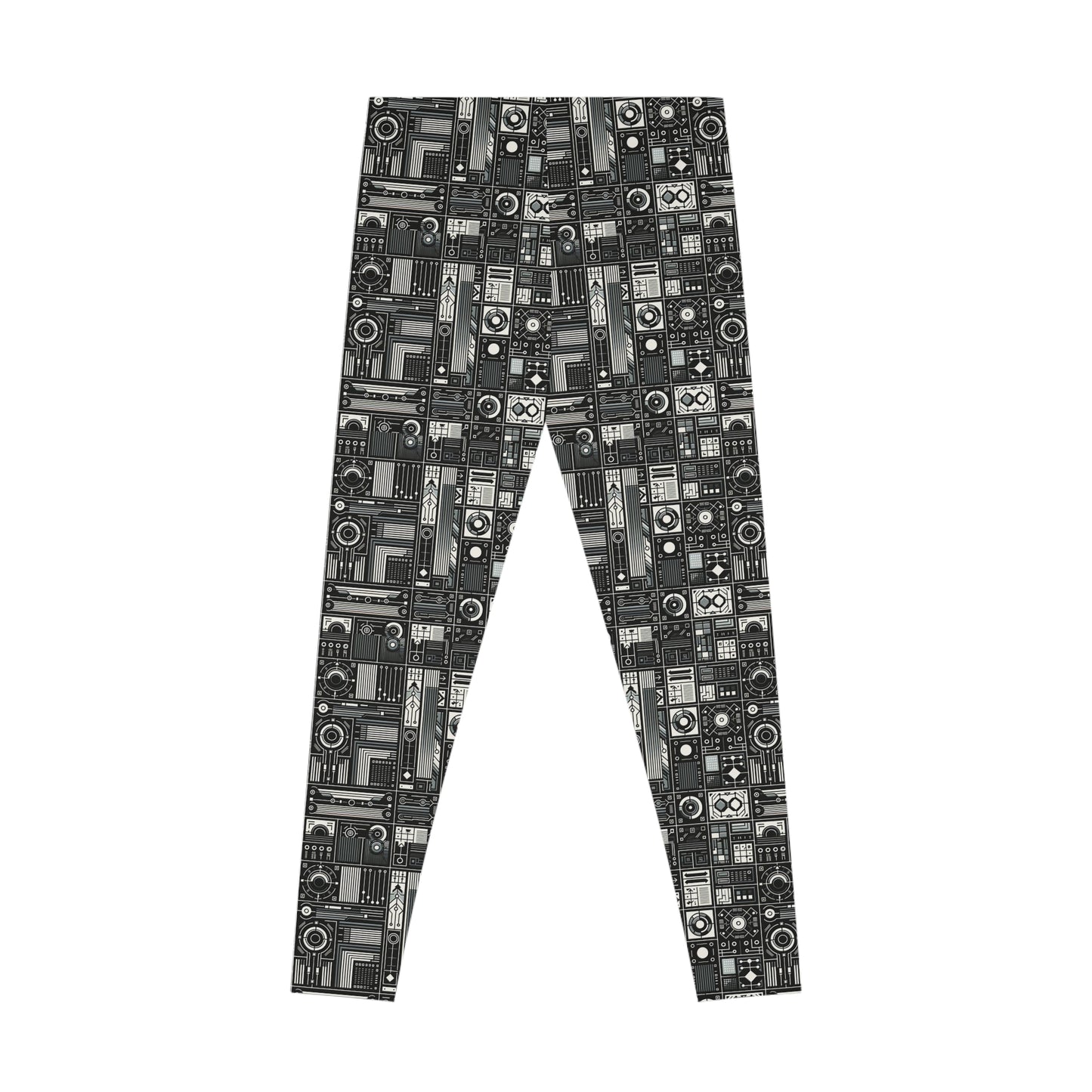 Digital Minimalism Minimalist Tech Stretch Leggings - 8404 Design-62