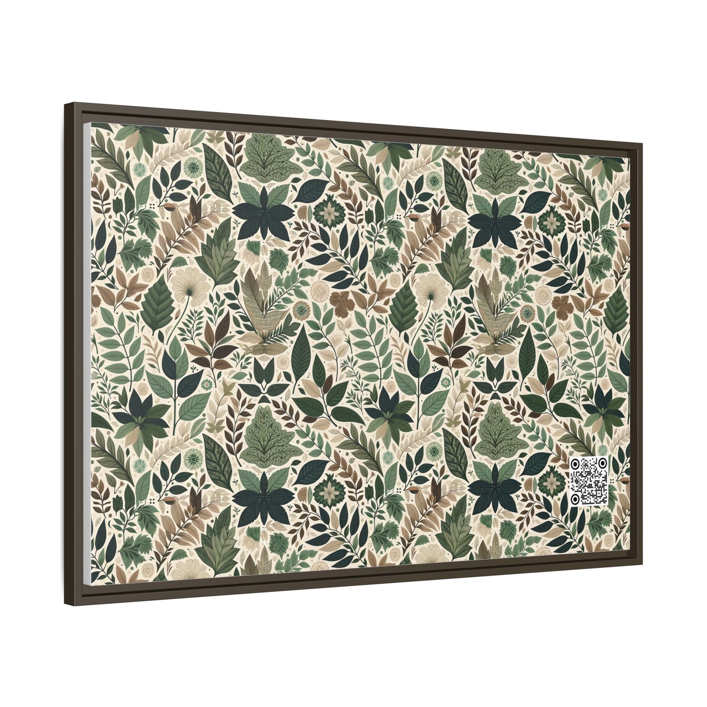 Streetwear Sustainability Environmentally Conscious Streetwear with a Natural Aesthetic Matte Canvas, Framed (multi-color) - 8404 Design-57 A