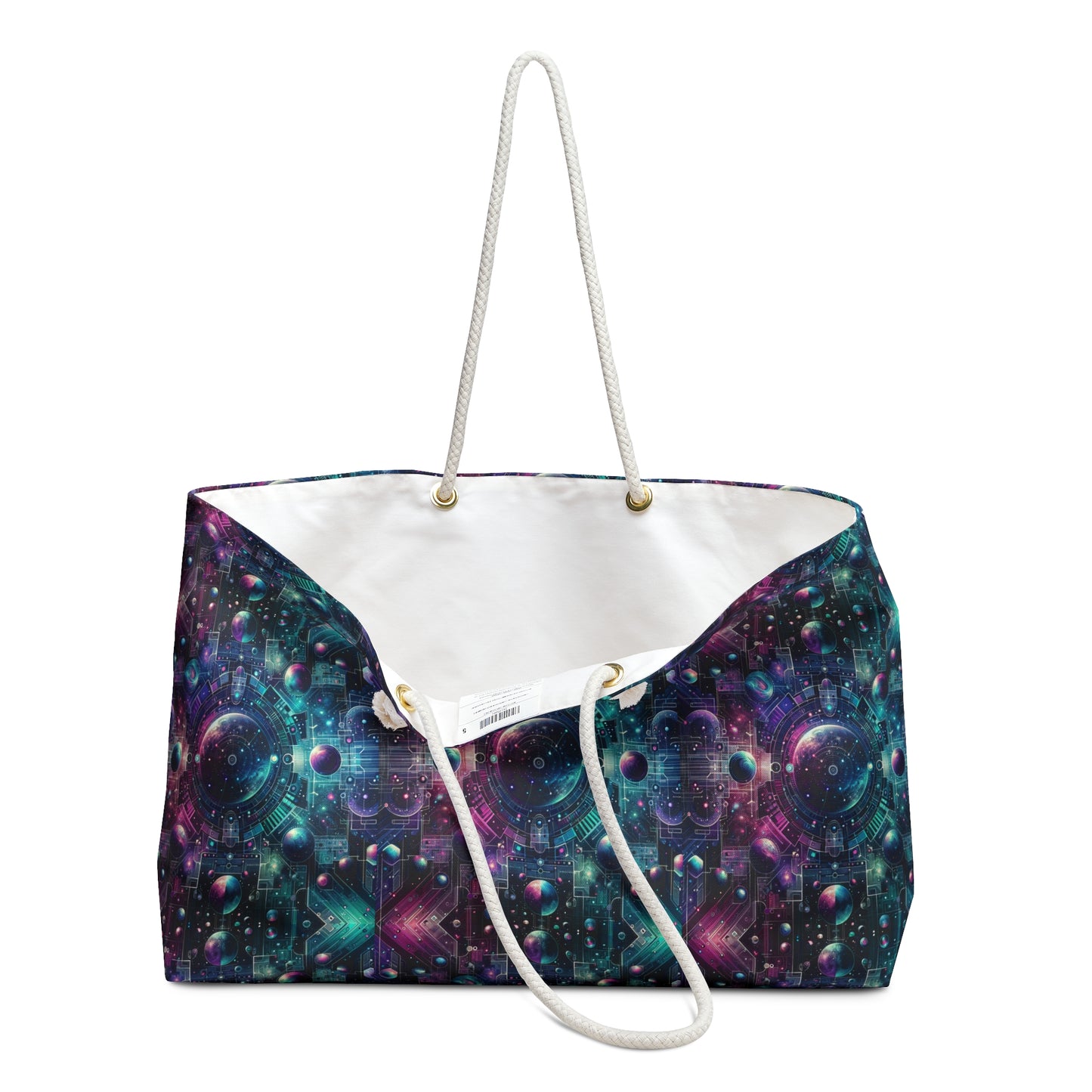 Galactic Hues Tech-Forward Cosmic Fusion Weekender Bag - 8404 Design-59