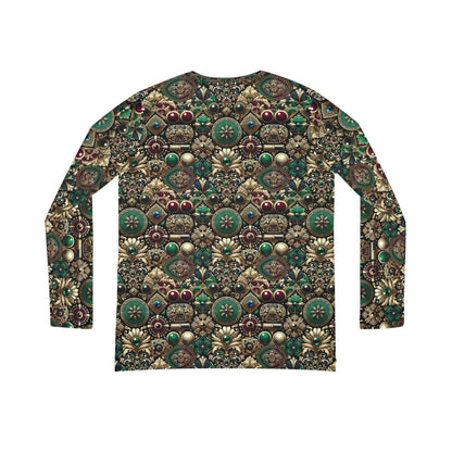 Neo-Dandyism Modern Dandy Streetwear Women's Long Sleeve V-Neck Shirt - 8404 Design-54