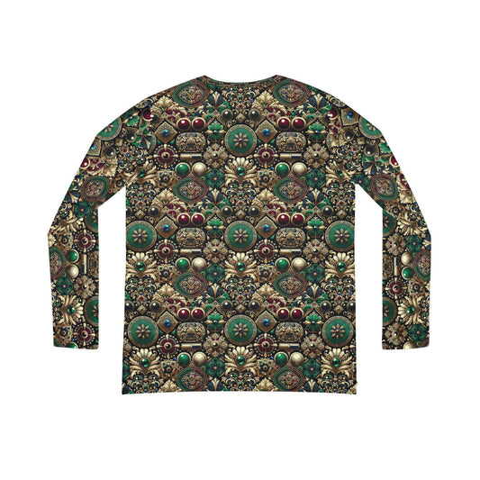 Neo-Dandyism Modern Dandy Streetwear Women's Long Sleeve V-Neck Shirt - 8404 Design-54