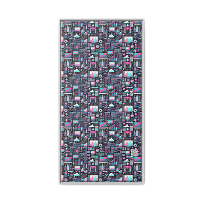 Digital Rebellion Youthful Streetwear with a Rebellious Digital Twist Matte Canvas, Framed (multi-color) - 8404 Design-71 B