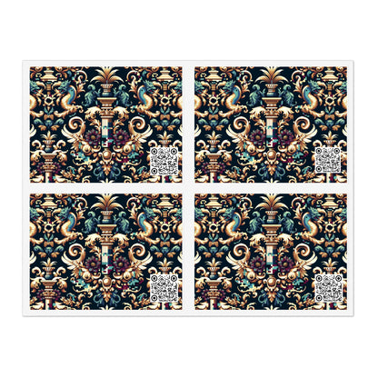 Digital Renaissance Modern Baroque Fusion Sticker Sheets - 8404 Design-57