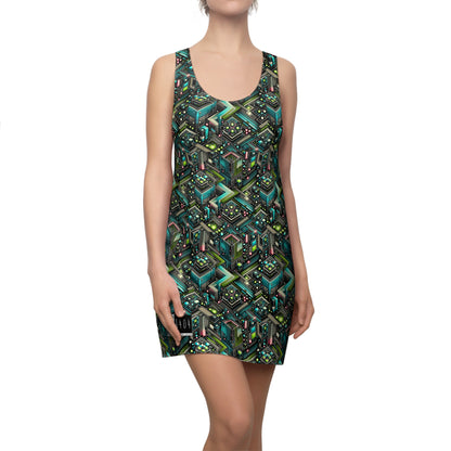 Women's Cut & Sew Racerback Dress Future Tech - 8404 Design-01