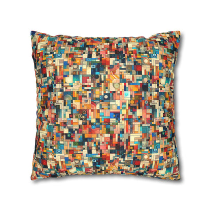 Digital Artistic Expression Artistic Streetwear Faux Suede Square Pillowcase - 8404 Design-46