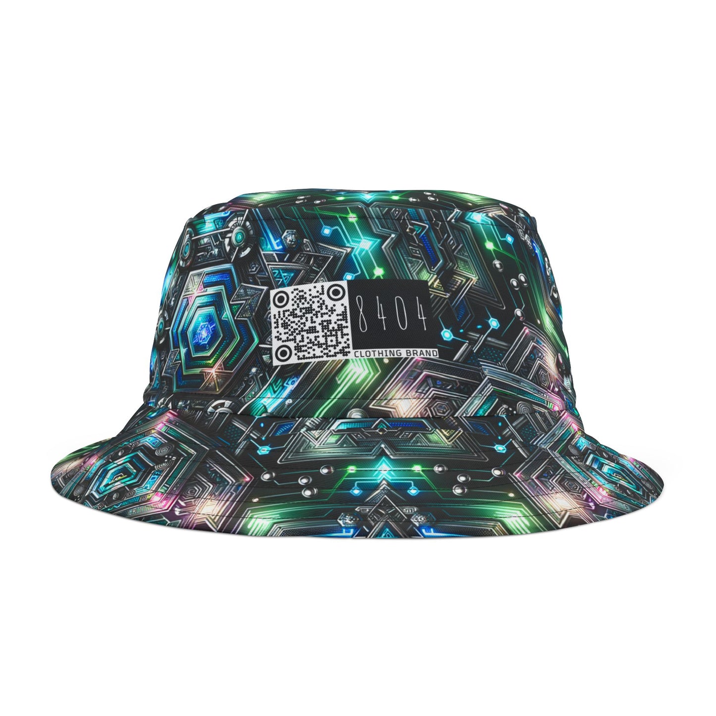 Tech-Infused Futurism Futuristic Tech Bucket Hat - 8404 Design-63