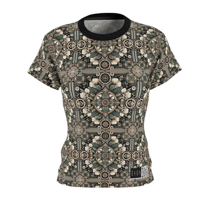 Cyber Garden Party Tech Garden Extravaganza Women's Cut & Sew Tee - 8404 Design-66