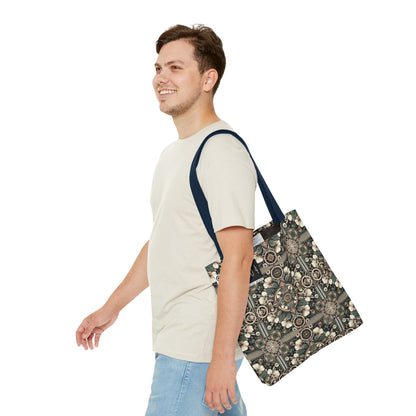 Cyber Garden Party Tech Garden Extravaganza Tote Bag - 8404 Design-66