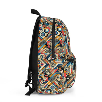 Abstract Graphic Art Modern Artistic Expression Backpack - 8404 Design-62