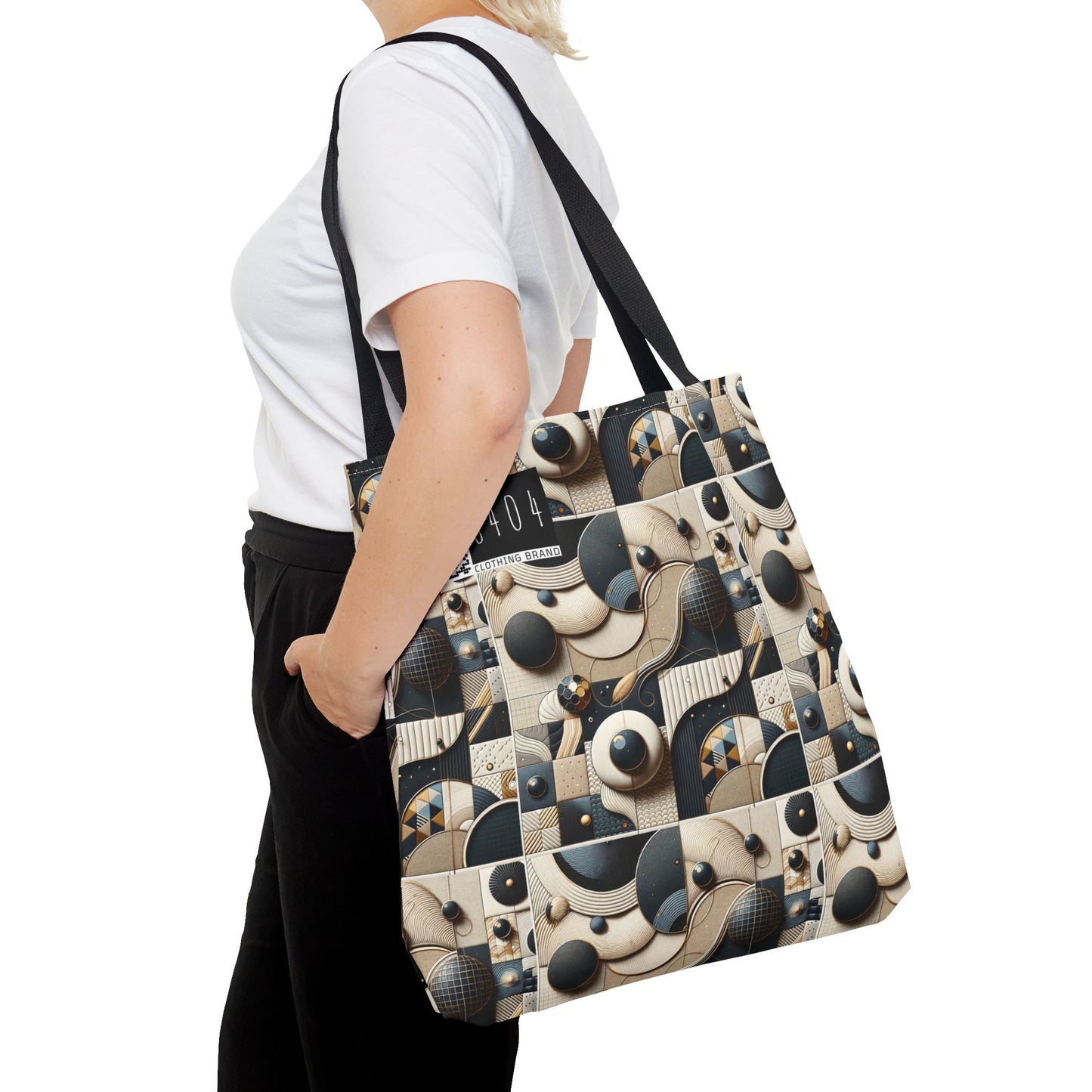 Tech-forward Luxe Streetwear Tech Luxe Fusion Tote Bag - 8404 Design-71
