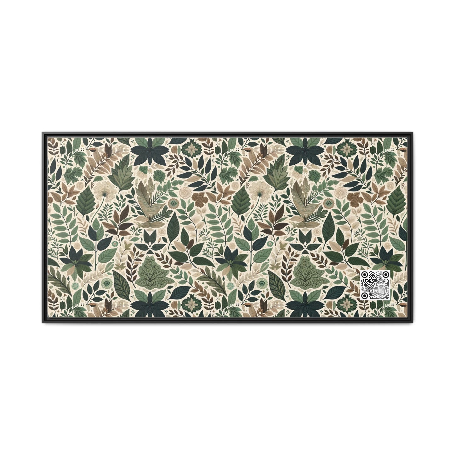 Streetwear Sustainability Environmentally Conscious Streetwear with a Natural Aesthetic Matte Canvas, Framed (multi-color) - 8404 Design-57 B