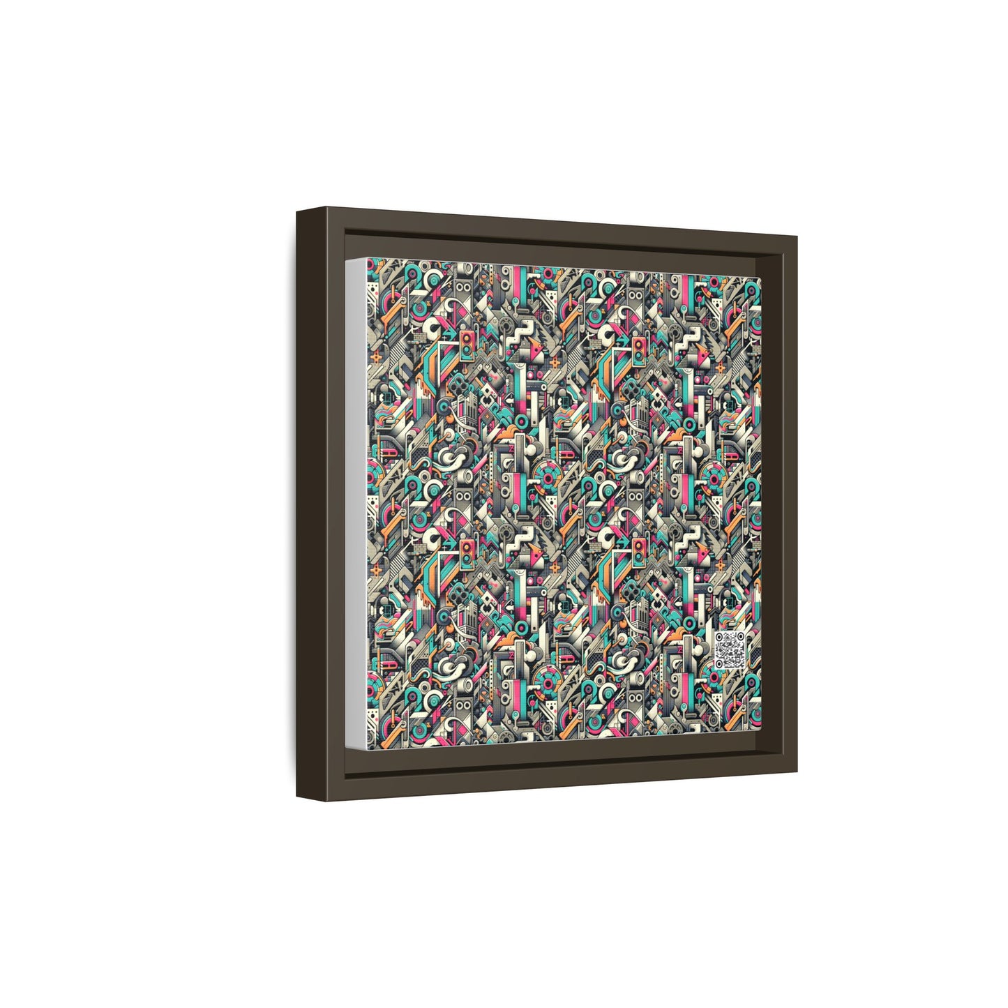 Digital Street Art Urban Street Style Matte Canvas, Framed (multi-color) - 8404 Design-74 B