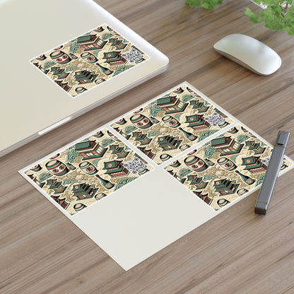 Cultural Artisanal Fusion Contemporary Cultural Elegance Sticker Sheets - 8404 Design-68