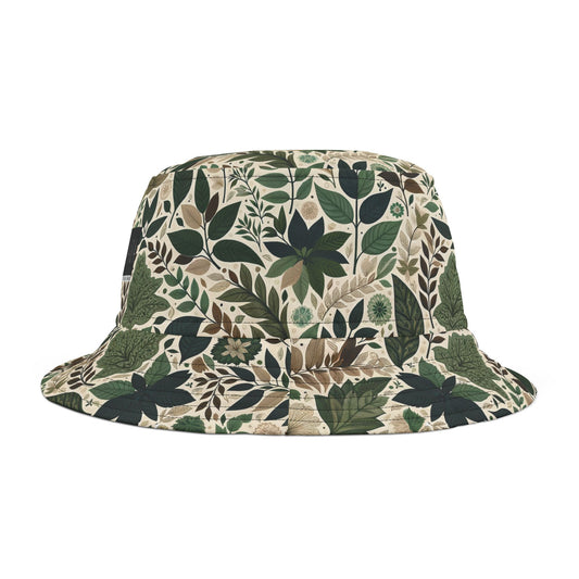 Streetwear Sustainability Environmentally Conscious Streetwear with a Natural Aesthetic Bucket Hat - 8404 Design-57