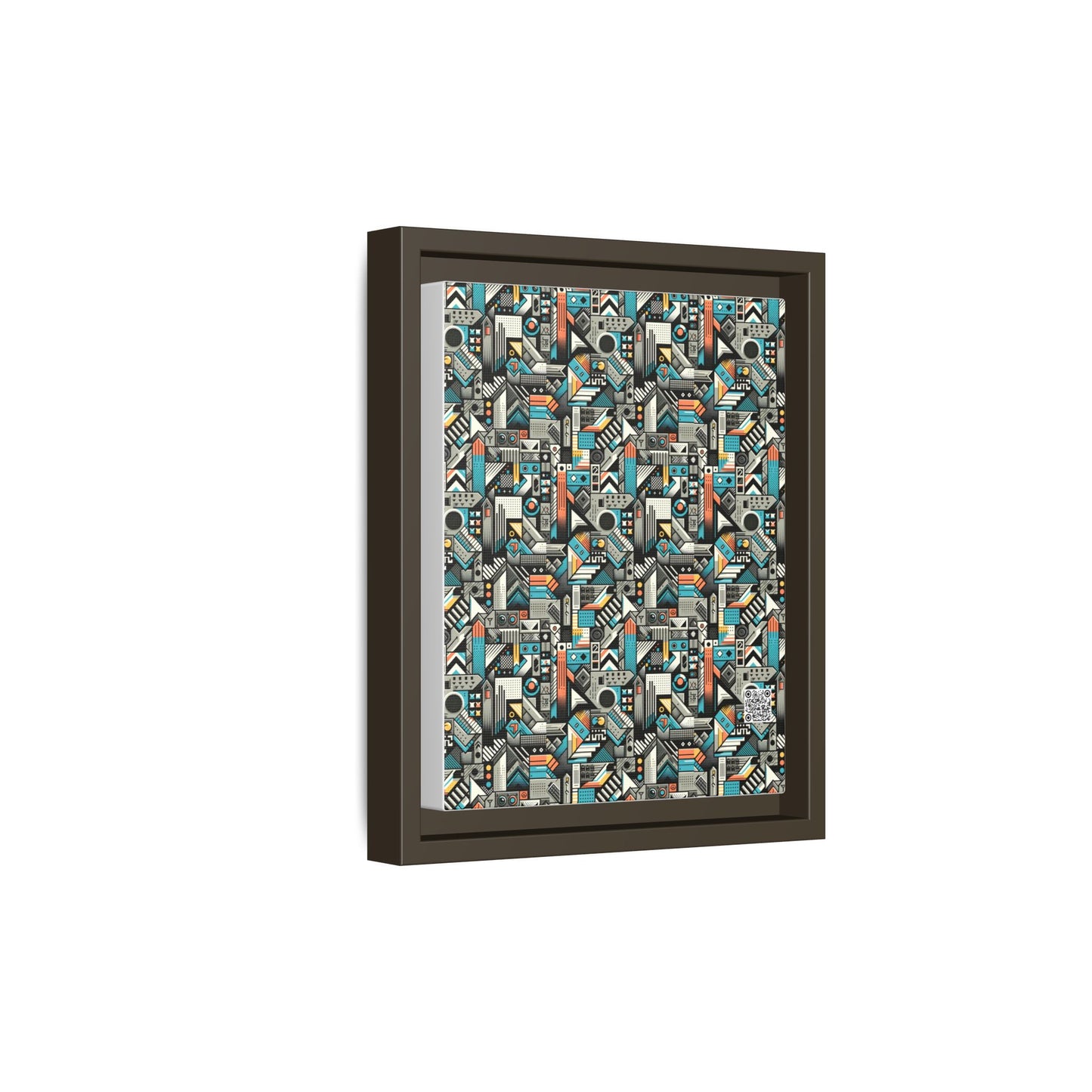 Digital Street Art Urban Street Style Matte Canvas, Framed (multi-color) - 8404 Design-81 B