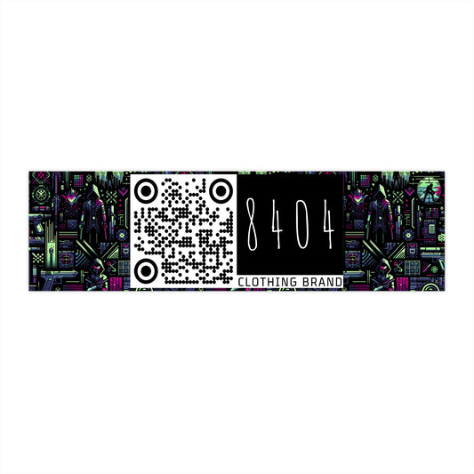Tech Noir Futuristic Cyberpunk Bumper Sticker - 8404 Design-63