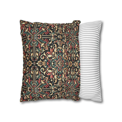 Streetwear Renaissance Artistic Clash of Old and New Faux Suede Square Pillowcase - 8404 Design-46