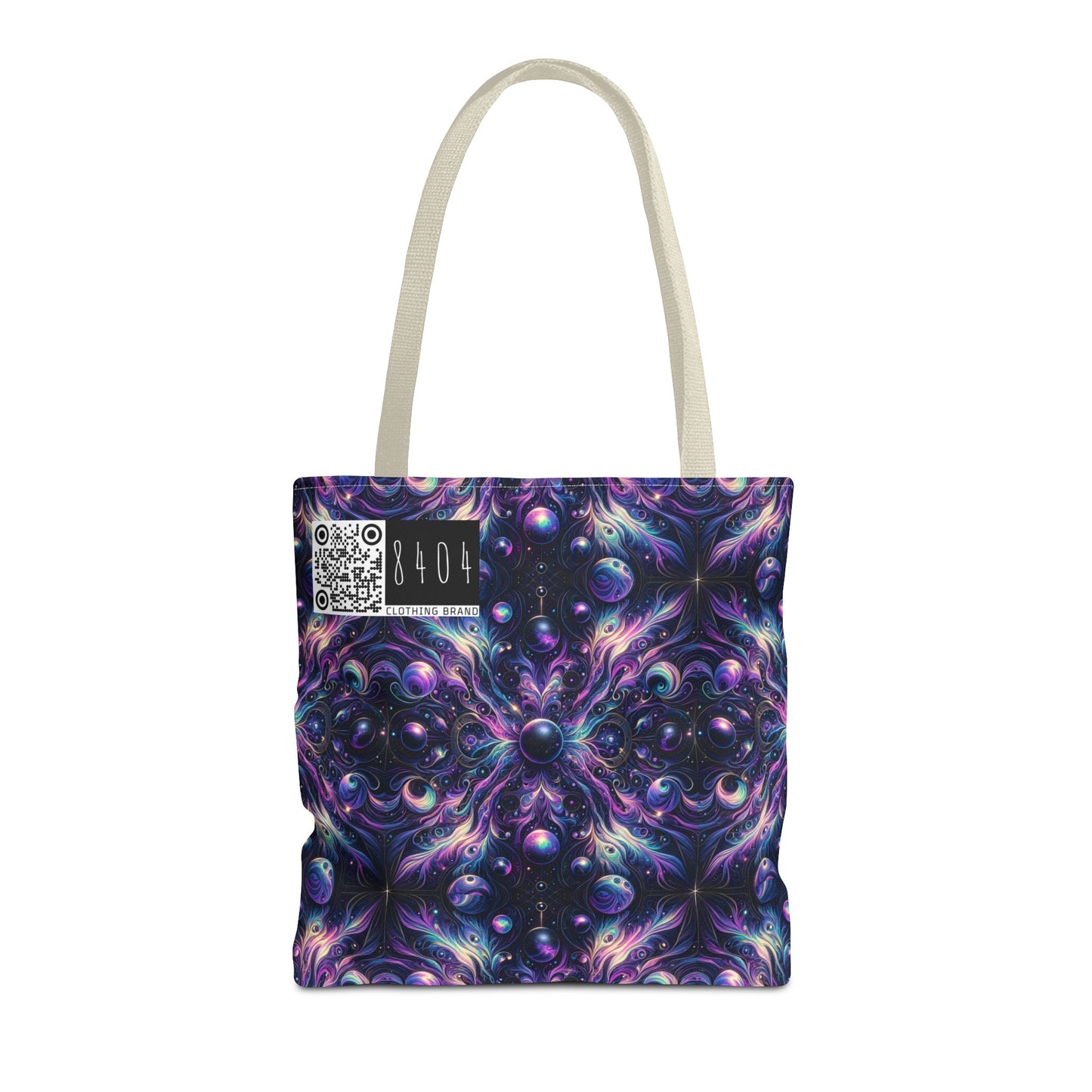 Galactic Hues Tech-Forward Cosmic Fusion Tote Bag - 8404 Design-41