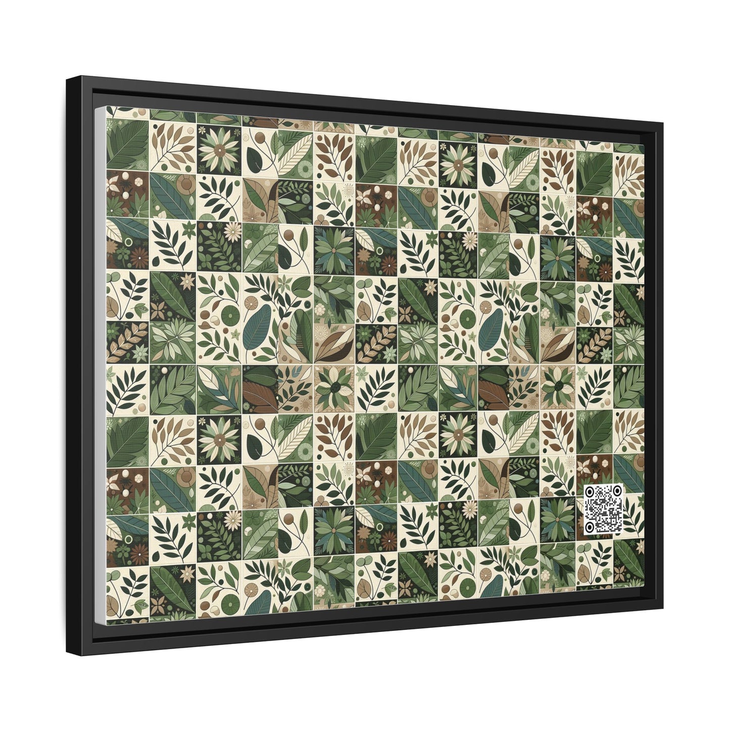 Streetwear Sustainability Environmentally Conscious Streetwear with a Natural Aesthetic Matte Canvas, Framed (multi-color) - 8404 Design-57 A