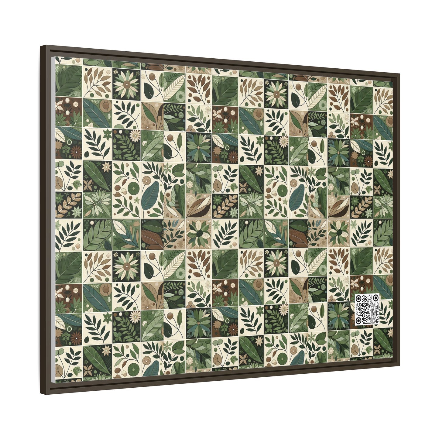 Streetwear Sustainability Environmentally Conscious Streetwear with a Natural Aesthetic Matte Canvas, Framed (multi-color) - 8404 Design-57 A