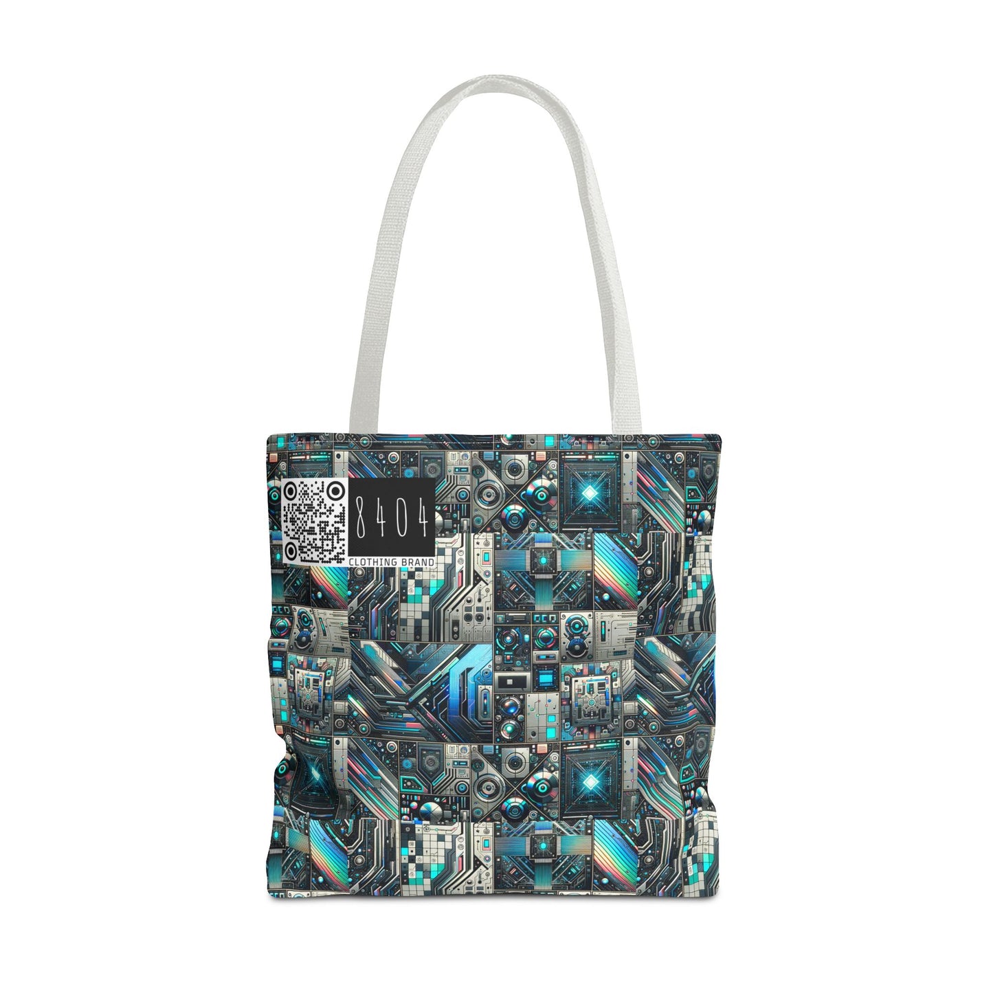 Tech-Infused Futurism Sleek Tech Edge Tote Bag - 8404 Design-48