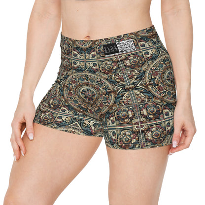 Urban Renaissance Historical Fusion With Street Edge Women's Shorts - 8404 Design-57