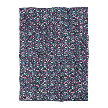 Digital Rebellion Youthful Streetwear with a Rebellious Digital Twist Microfiber Duvet Cover - 8404 Design-71