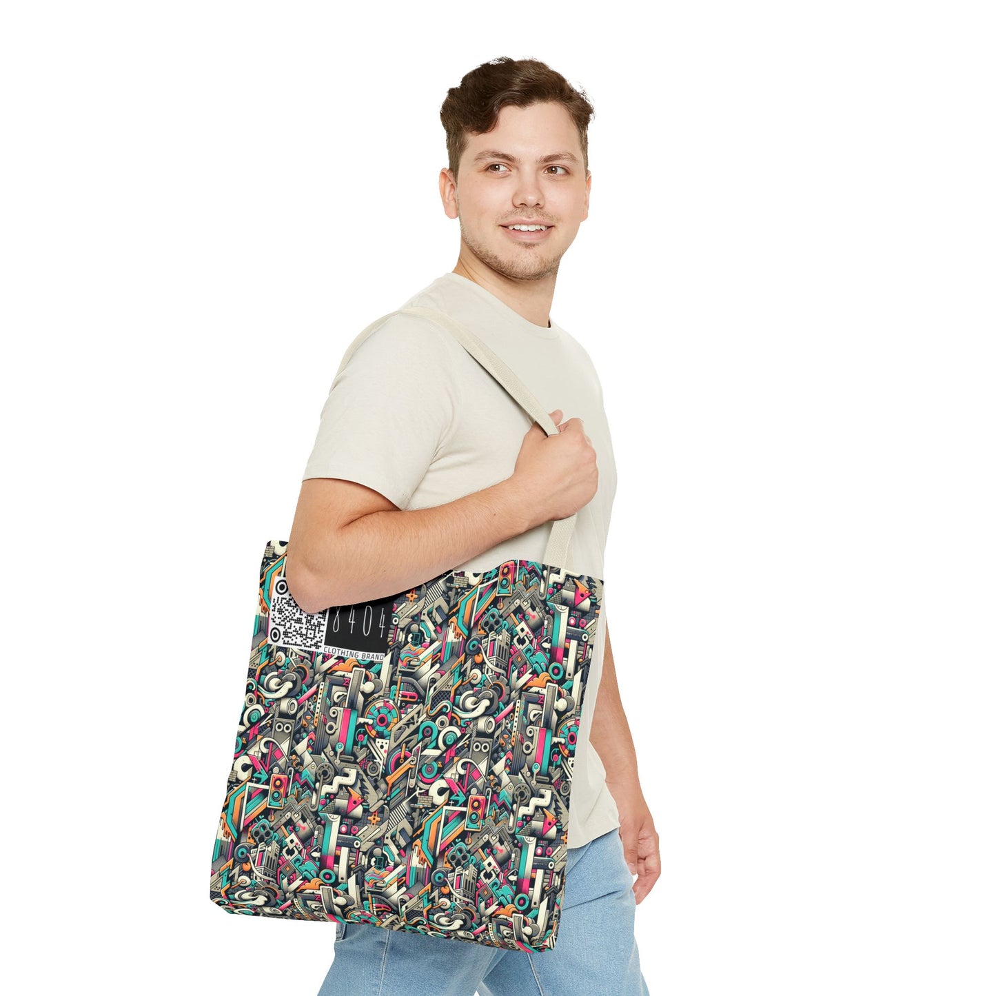 Digital Street Art Urban Street Style Tote Bag - 8404 Design-74