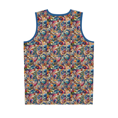 Digital Artistic Expression Artistic Streetwear Basketball Jersey - 8404 Design-49