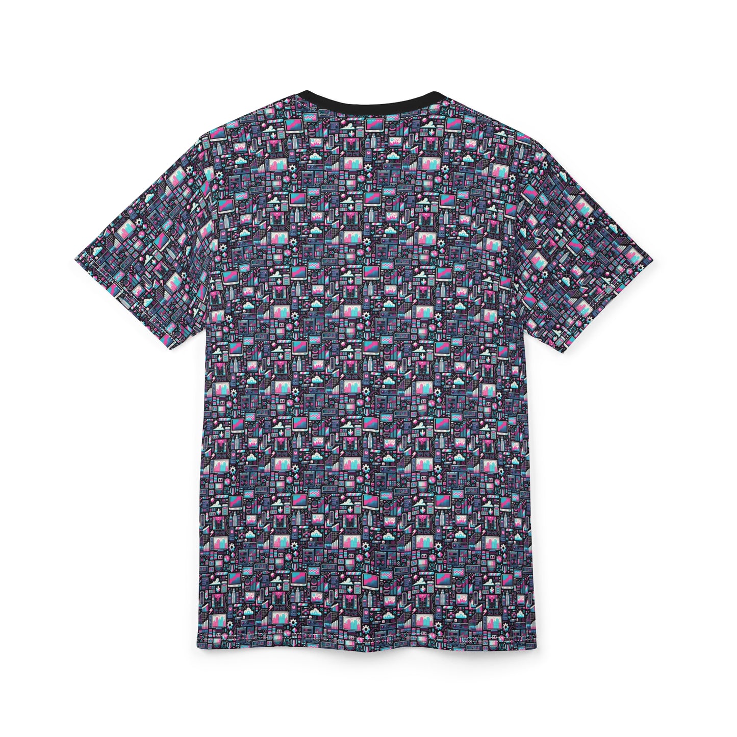 Digital Rebellion Youthful Streetwear with a Rebellious Digital Twist Unisex Cut & Sew Tee - 8404 Design-71